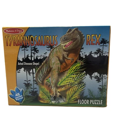 COMP Melissa & Doug Tyrannosaurus Rex 48 LG pc piso/mesa rompecabezas 24x36 Foto 1 de 4