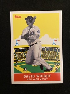 David Wright 2007 TOPPS FLASHBACK FRIDAYS CARD #FF5 NEW YORK METS