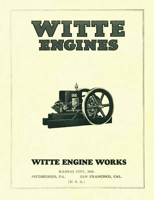 Witte Engine Information 1927 (please read description) - Image 1 of 2
