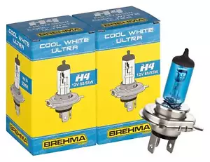 2x BREHMA H4 Xenon Look Optik Autolampe 5000K 60/55W Xenon Look HID Super weiss - Bild 1 von 4