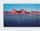 Postcard Gunsight Butte Lake Powell Utah USA