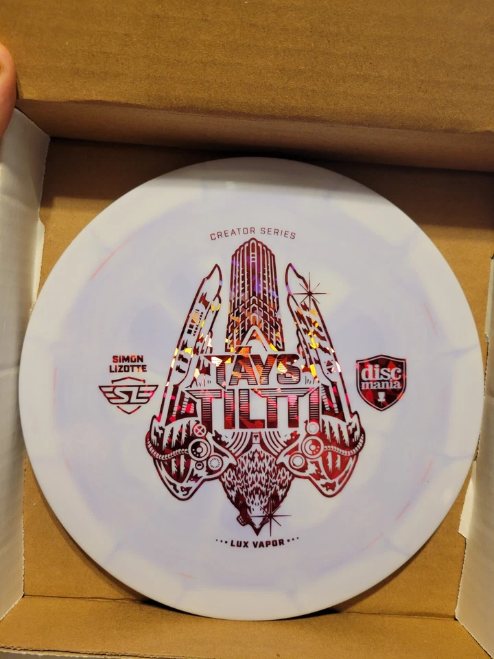 NEW PURPLE Discmania Tays Tiltti Lux Vapor Simon Lizotte Creator Series 174g, - Image 1 of 1