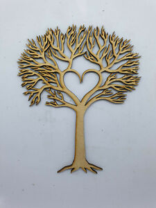 MDF Family Tree Laser Cut Wooden Craft Blank Wedding Tree 20