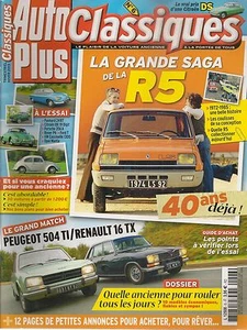 AUTO PLUS CLASSIC 6 R5 PEUGEOT 504 TI R16 TX OPEL MANTA 1900 S VW COX 1300 PA - Bild 1 von 2
