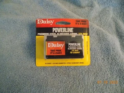 Daisy POWERLINE, munição estilingue de aço premium, contagem de 3/8 polegadas 70 - Imagem 1 de 2
