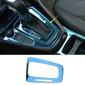 For Ford Focus 2015-2018 Blue Steel Middle Console Gear Shift Panel Trim new 1x - Imagen 1 de 6