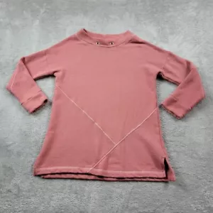 Weiche Umrandung Danika Pullover Damen kleiner Stehkragen Seitenschlitz Oberteil - Bild 1 von 13