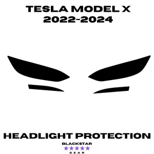 Fits Tesla Model X 2022-2024 Paint Protection TPU PPF Pre-Cut Kit Easy Install - Picture 1 of 4