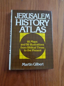 Jerusalem History Atlas by Martin Gilbert HC/DJ 1977 - Picture 1 of 1