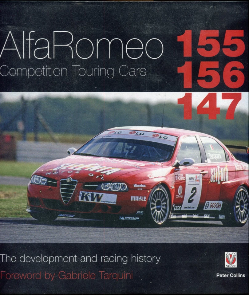 Coches de competición Alfa Romeo 155 156 147 - Peter Collins - libro raro Foto 1 de 1