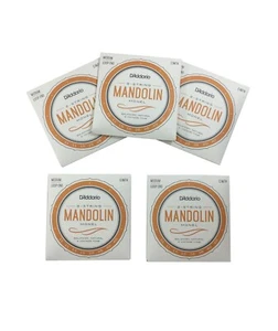 D'Addario Mandolin Strings 5 Sets Loop End Monel EJM74 11-40 - Picture 1 of 6