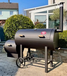 BBQ FriesStyle Smoker XXL 24" mit SFB, Aschekasten, Materialstärke 5 mm - Bild 1 von 10