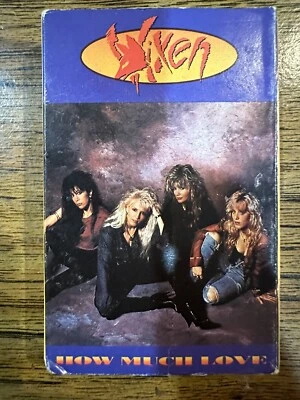 Vixen How Much Love Cassette Single Hair Glam Metal US EMI 1990 Blue Tape Foto 1 de 4