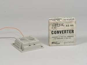 Convertidor vintage Atlas AC - DC: 16 voltios CA a constante 12 voltios CC - Imagen 1 de 2