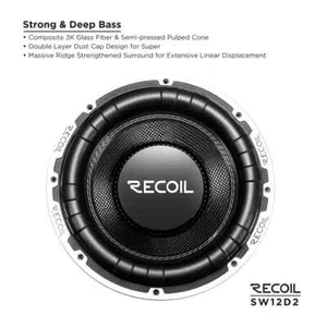 SW12D2 12-INCH DUAL 2-OHM SUBWOOFER - Picture 1 of 5