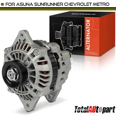 Nuevo Alternador para Chevy Tracker 98-91 Metro 98-01 55A 12V CW Polea de 4 Ranuras Foto 1 de 4