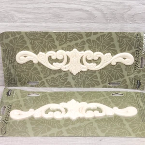 Hartholz Akzente Sammlung Holz Ornamente Deko Leisten 2er Set - Bild 1 von 7