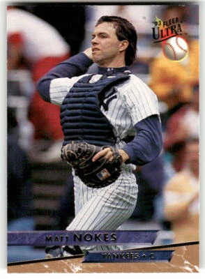Matt Nokes 1993 Fleer Ultra #247 New York Yankees - Image 1 of 2