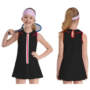 Kids Girls Dress Performance Tracksuits Golf Sundress Sports Activewear Active - Picture 1 of 55