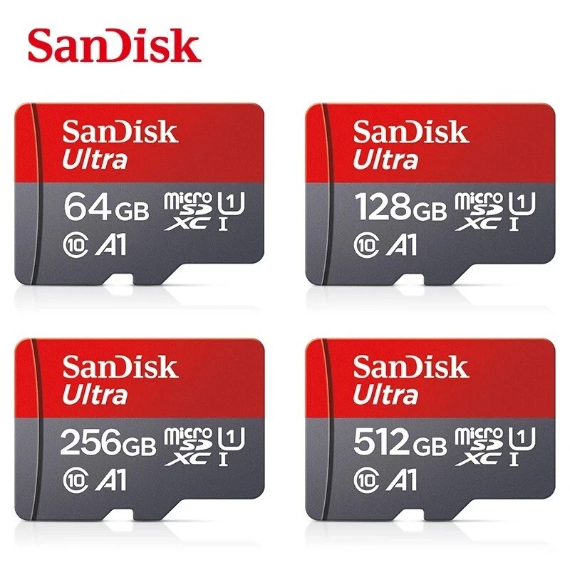 SanDisk Micro SD Card Ultra Memory 32/128GB Class 10 TF SDXC Mobile USB Reader - Image 1 of 4