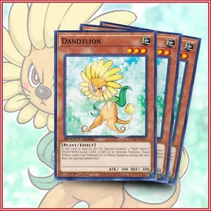 YuGiOh DANDYLION x3 | SGX* GREAT CARD* 1ST EDITION* - Picture 1 of 2