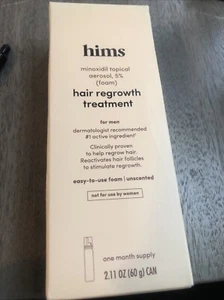 Hims Minoxidil Topical 5% Hair Regrowth Treatment Foam for MEN Exp 06/2024 - Picture 1 of 2
