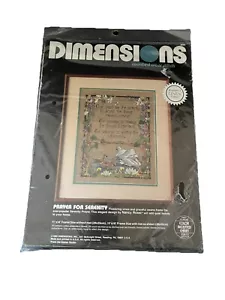Dimensions Cross Stitch Kit PRAYER FOR SERENITY #3669 Nancy Rossi Swans Foliage - Picture 1 of 7