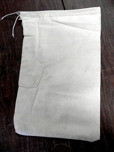 18.5" x 12" Industrial Strength Duck Canvas Drawstring Storage Bag Sack HR - Picture 1 of 5