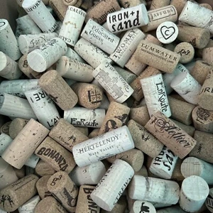 Natural (Not Used Yet) Wine Corks Lot Of 100 Variety Napa Sonoma Paso Robles - Picture 1 of 5