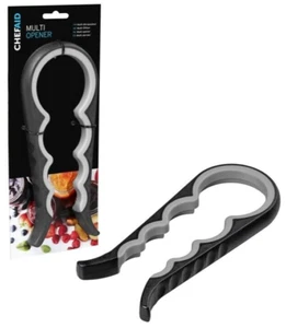 Chef Aid Easy Grip Multi Opener Opening Jars Bottles Cans Lids Anti Slip Support - Picture 1 of 5