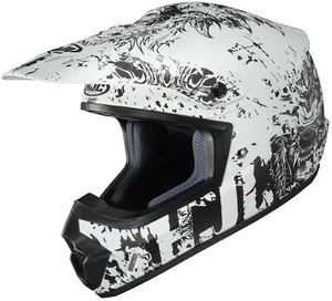 HJC CS-MX2 Motocross Helmet Creeper White Gray SM Small ATV CSMX CS-MX II - Picture 1 of 4