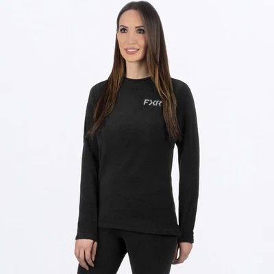 FXR Racing Women's Black Pyro Thermal Long Sleeve 241462-1000-04 Foto 1 de 4
