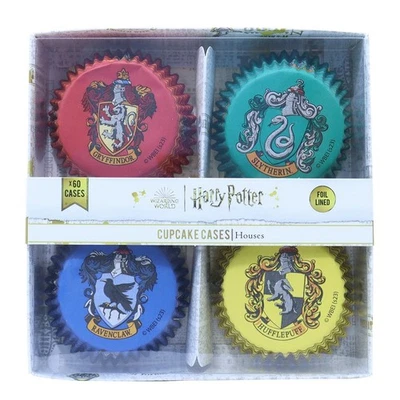 60 pirottini HARRY POTTER rivesiti con lamina in alluminio - per Cupcake, muffin - Immagine 1 di 4