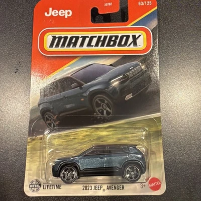 New Matchbox 2023 Jeep Avenger #63/125 Blue 2025 - Image 1 of 4