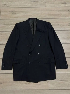 Men's Gieves&Hawkes Super 120's Wool Blazer Jacket Double Breasted Gray 42in - Image 1 of 4