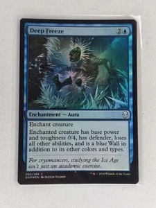 Deep Freeze - Dominaria (DOM) MTG Magic the Gathering - NM+ Foil - Picture 1 of 2