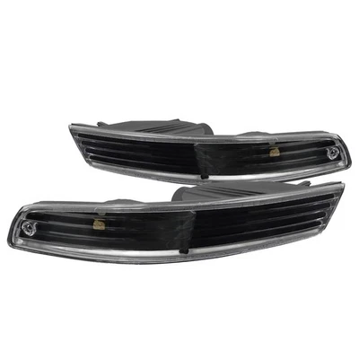 Black Housing Clear Lens Bumper Lights Turn Signal for 1994-1997 Acura Integra - Image 1 of 4