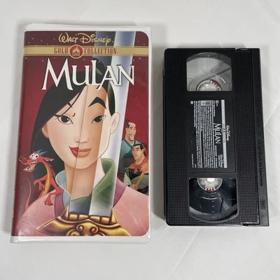 Mulan Walt Disney (VHS, 2000, Gold Collection Edition Classic) Foto 1 de 4