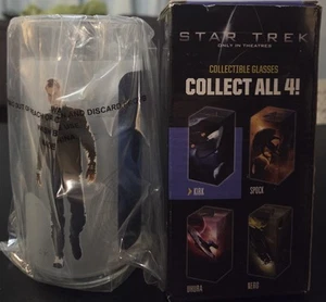 🔥🔥2008 STAR TREK CAPTAIN KIRK BURGER KING COLLECTIBLE GLASS! **NEW IN BOX** - Picture 1 of 15