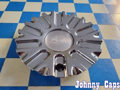 CAVALLO Wheels # 913L155 . CHROME Custom Wheel Center Cap  [66]  (QTY. 1) - Image 1 of 4