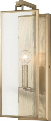 625111AD Rylann 中世纪古董雨玻璃壁灯,1 光 60 瓦,17 — 第 1/4 张图片