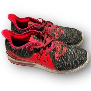 Nike Air Max Sequent 3 Athletic Running Red Shoes Womens Size 8.5 | 908993-017 - Picture 1 of 5