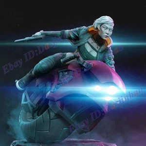 Punk Woman & Motorcycle 1/12 3D Print Model Kit Unpainted Unassembled 15cm GK - Picture 1 of 7