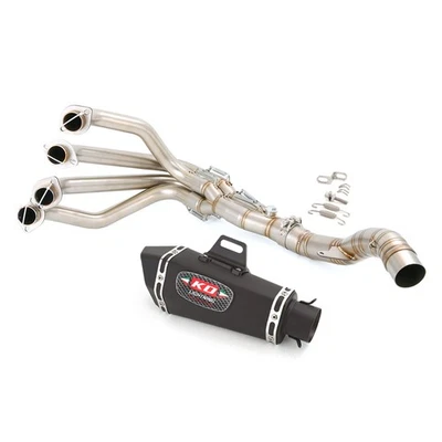Tubo silenciador tubo escape completo para Kawasaki Ninja 1000 Z1000 Z1000SX 2011-2019 Foto 1 de 4