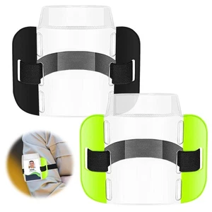 Sia Badge Holder with Adjustable Strap - 2 PCS Arm Badge Holders - Picture 1 of 6