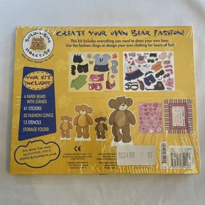 Build A Bear 2006 Create Your Own Paper Bear Fashion Kit New In Package - Picture 1 of 4
