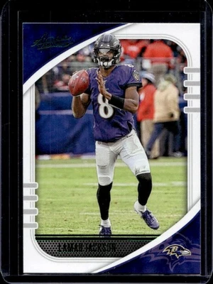 2020 Absolute Lamar Jackson Green #85 Ravens - Image 1 of 2