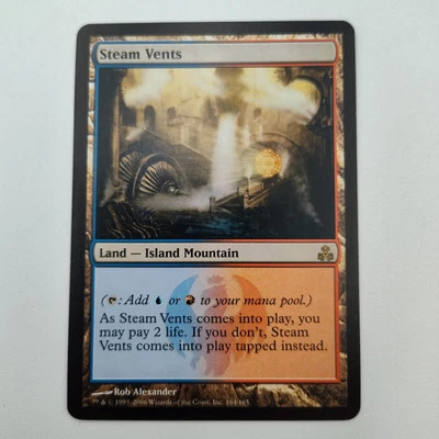 ✔️🏝️🪄🌋MTG Steam Vents #164 Guildpact 2006 MAGIC THE GATHERING Rate📸SEE ALL📸 - Image 1 of 4