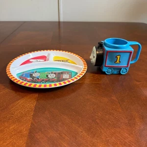 Juego de tazas vintage Thomas and Friends 1996 tren y plato - Imagen 1 de 9