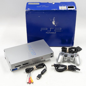 Sony PlayStation 2 Automobile Edition w/ Controller (SCPH-30001) Metallic Silver